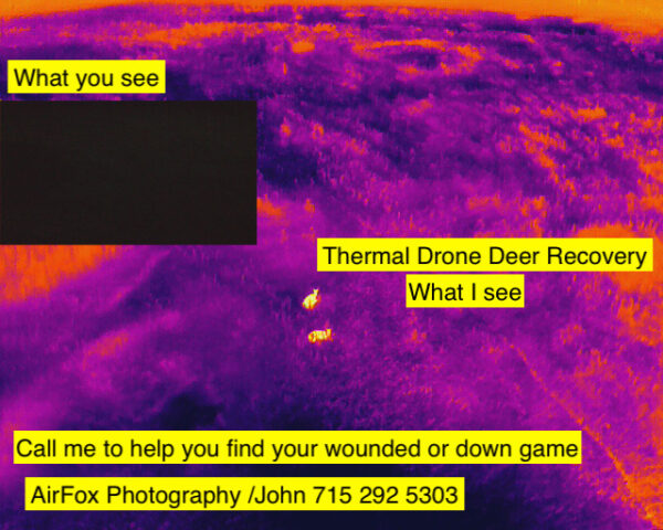 Thermal Drone Deer Recovery Airfox Photography Llc